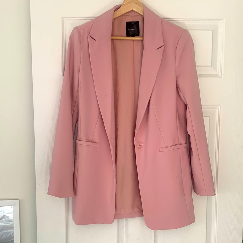 Chic Pink Blazer